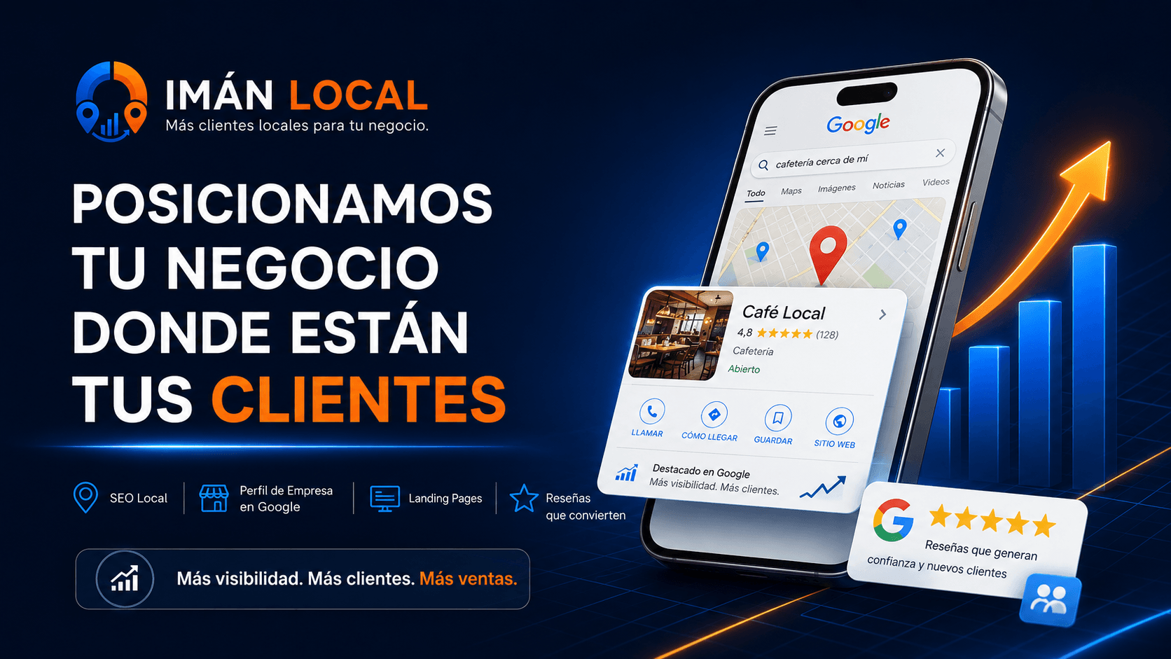 Imán Local: SEO Local, AEO y GEO para negocios de Córdoba capital y Sierras Chicas